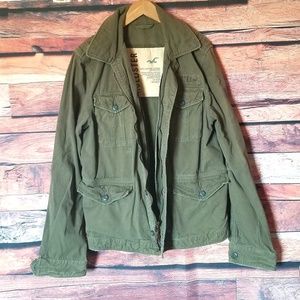 Hollister Army Green Utility Jacket